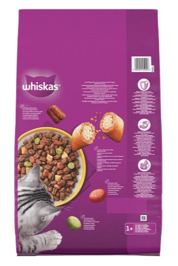 Whiskas 1+ Dry Adult Cat Food Chicken 7kg