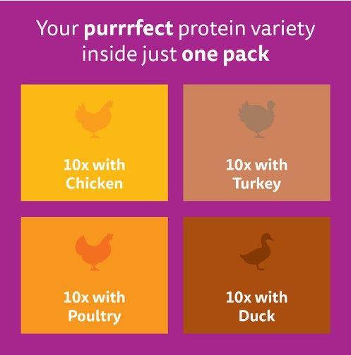 Whiskas 1+ Adult Wet Cat Food Poultry in Jelly 40x85g