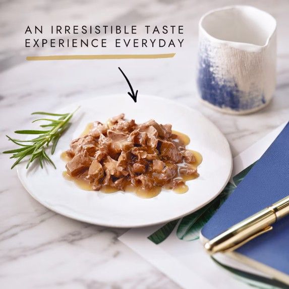 GOURMET Perle Chef's Collection in Gravy Wet Cat Food 40x85g