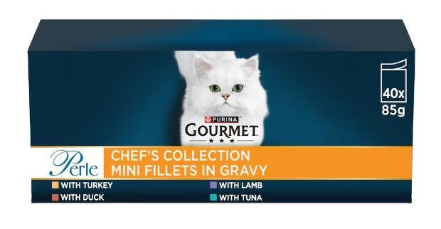 GOURMET Perle Chef's Collection in Gravy Wet Cat Food 40x85g