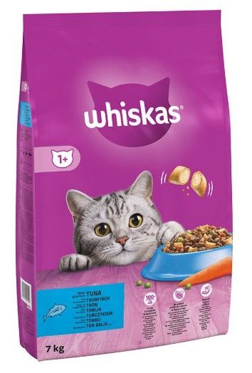 Whiskas 1+ Adult Dry Cat Food with Tuna 7kg