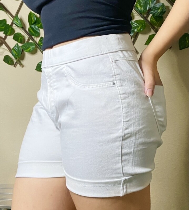 Handmade white shorts