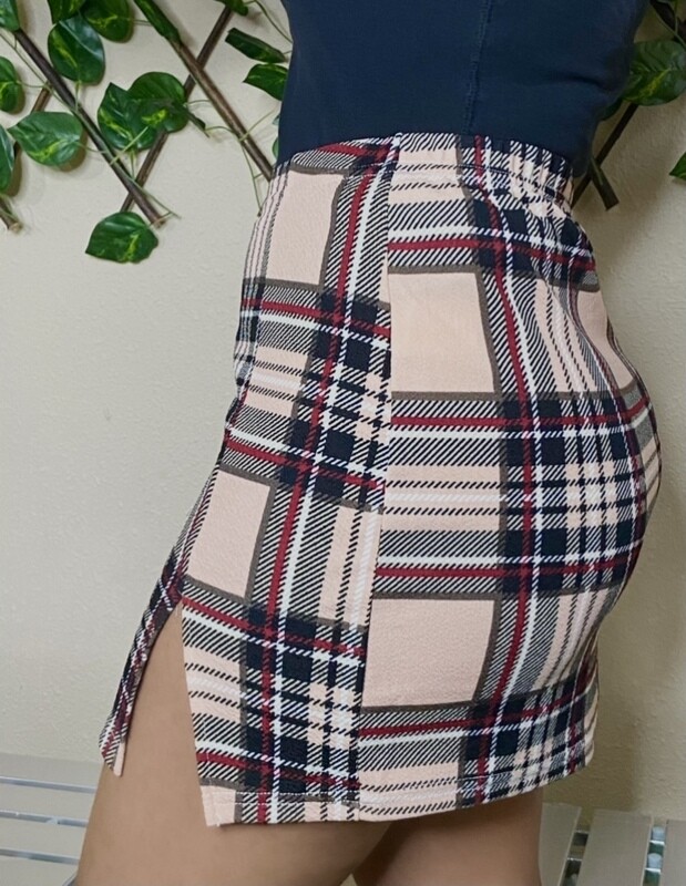 SHEIN mini slit skirt