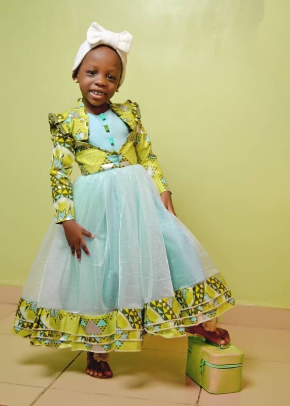 Hafsy ankara dress
