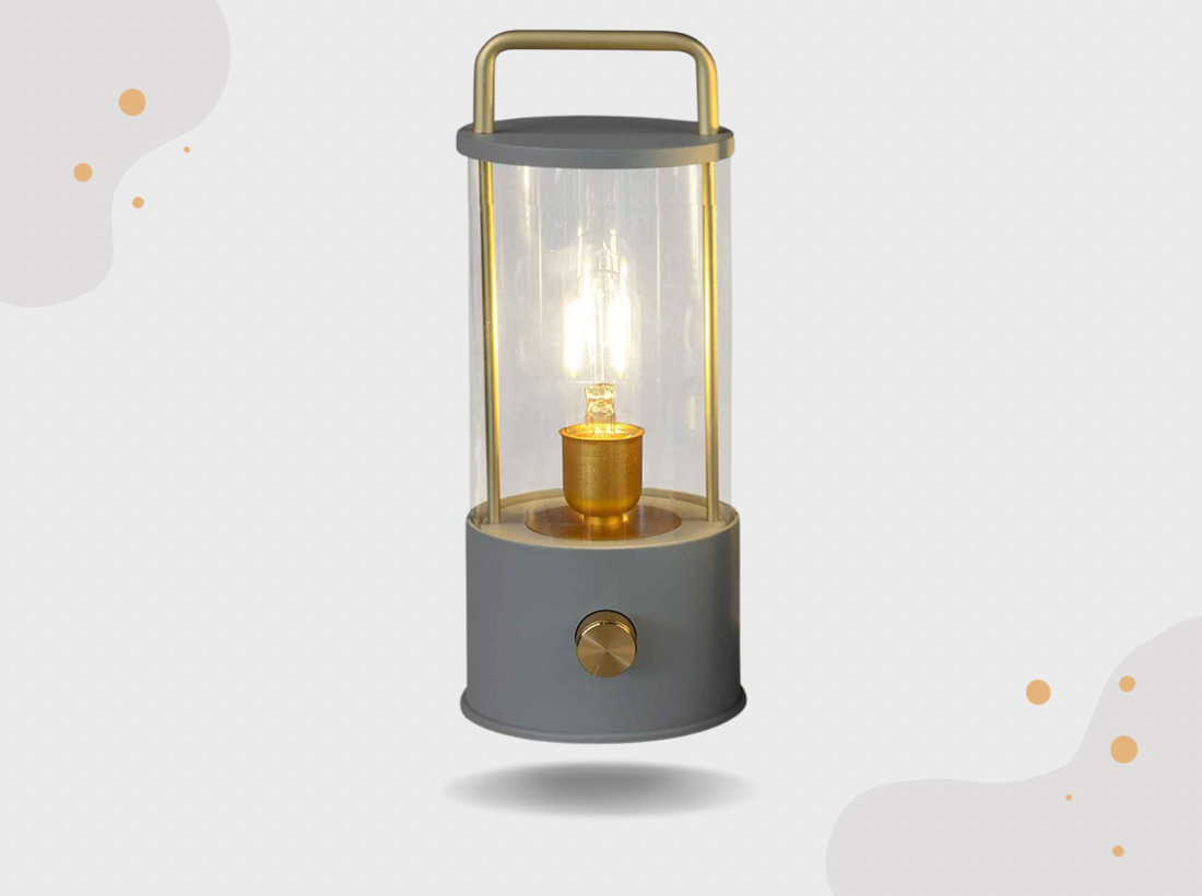 Outdoor Laterne dimmbar | taupe