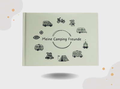 Kinderbuch "Meine Camping Freunde" - grün