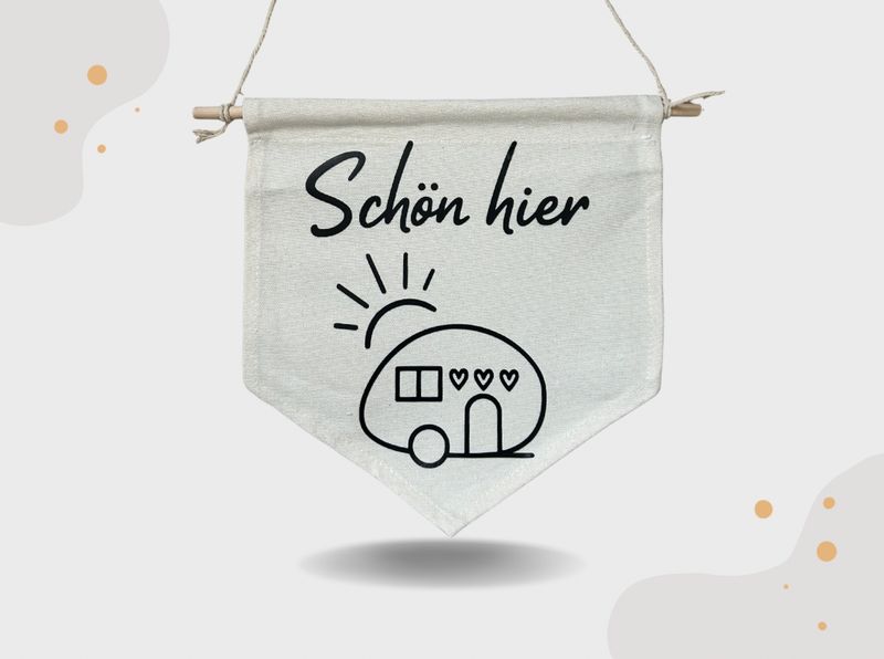 Wimpel - Schön hier Wimpel - Schön hier