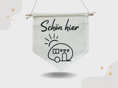 Wimpel - Schön hier