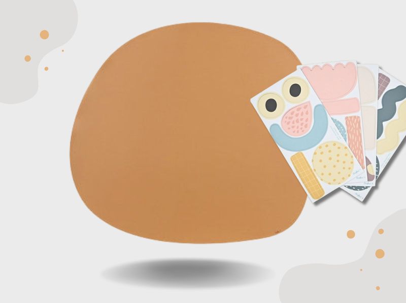 Magnettafel zum kleben | Karamell Magnettafel zum kleben | Karamell