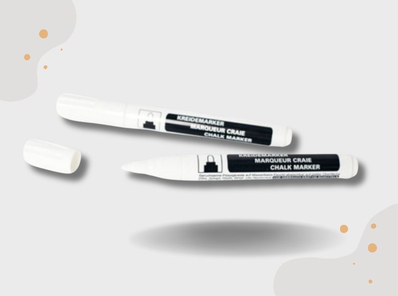 Weißer Kreidemaker Weißer Kreidemaker