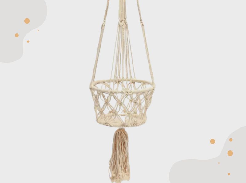 Makramee - Hängekorb Makramee - Hängekorb