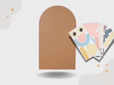 Magnettafel zum kleben | Karamell