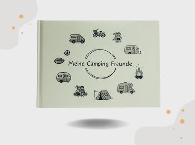 Kinderbuch "Meine Camping Freunde" - grün