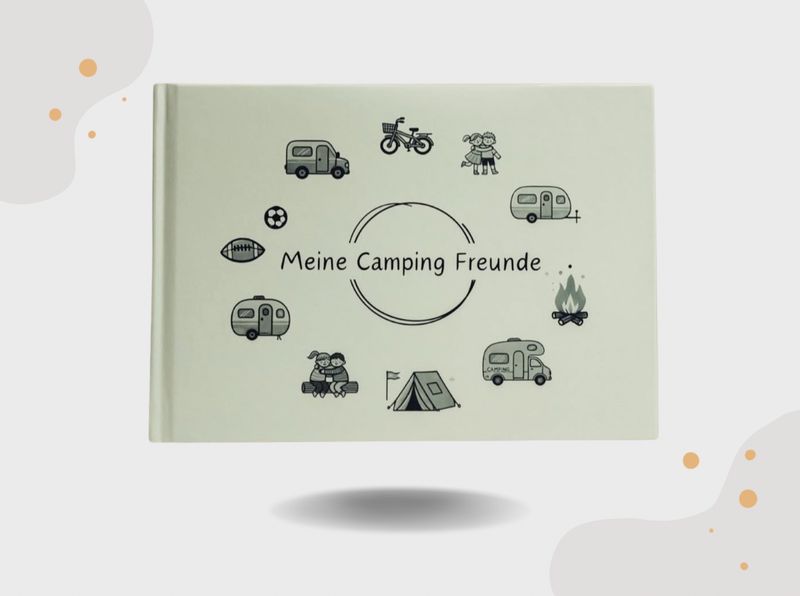 Kinderbuch Kinderbuch "Meine Camping Freunde" - grün