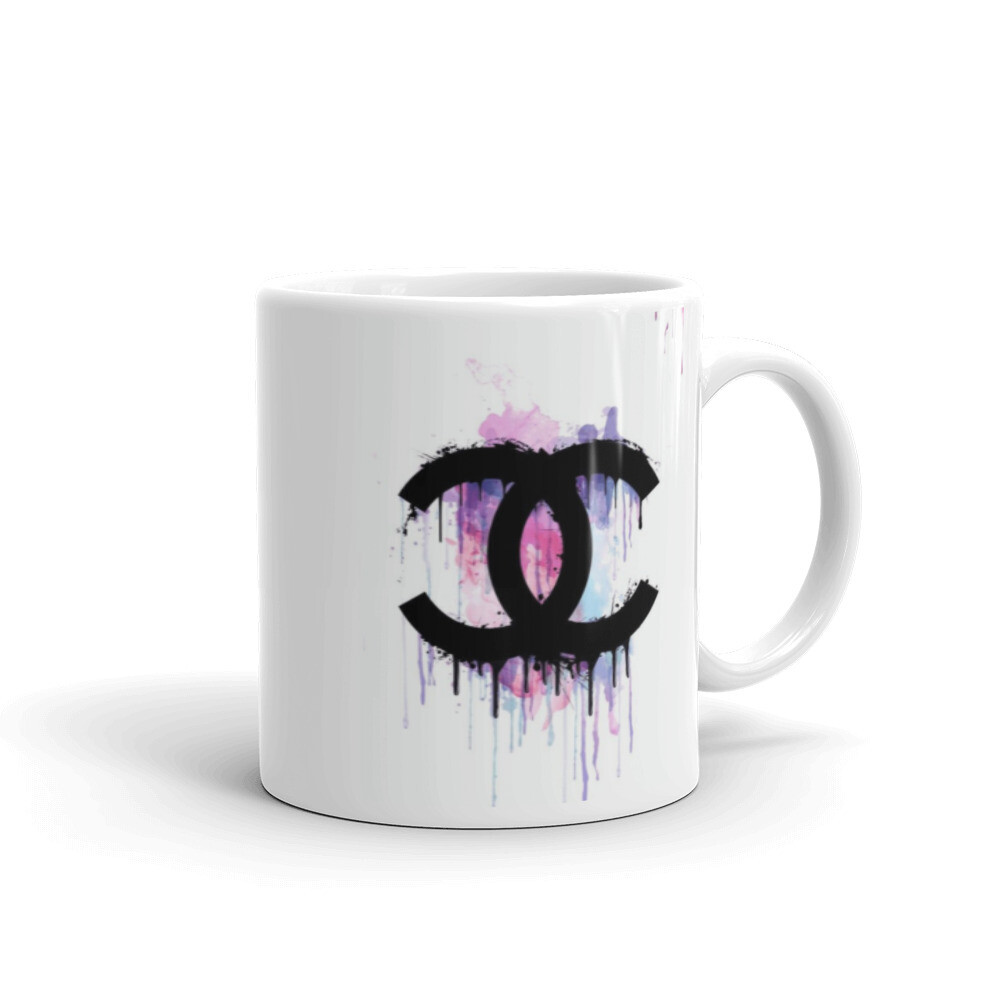 Taza logo Chanel 