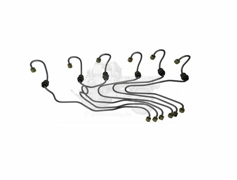 Einspritzleitung Set 2 Unimog + MB Trac OM356,366A/LA