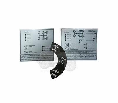 Aufkleber / Hinweisschilder