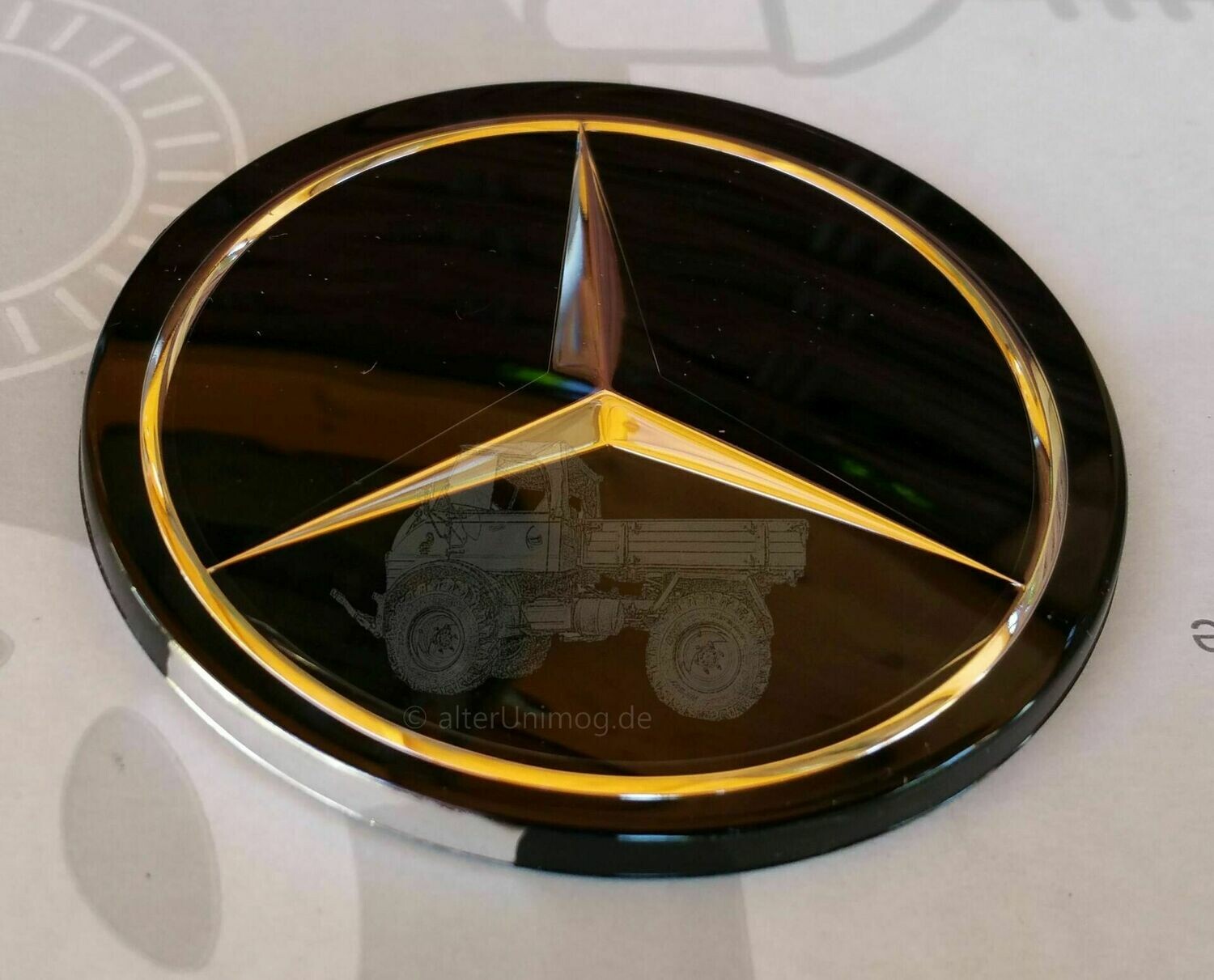 Lenkradabdeckung Stern flach Unimog, LKW, PKW Lenkradabdeckung Stern flach Unimog, LKW, PKW