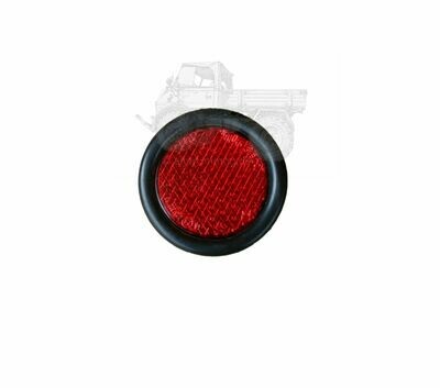 Rückstrahler 65mm mit Gummirand Unimog 421,407,411,2010, MB Trac Rückstrahler 65mm mit Gummirand Unimog 421,407,411,2010, MB Trac