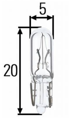 Glühlampe zu Kontrollleuchten 12V-1,2W