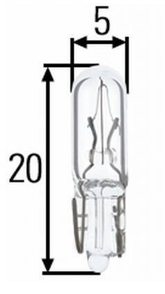 Glühlampe zu Kontrollleuchten 24V-1,2W