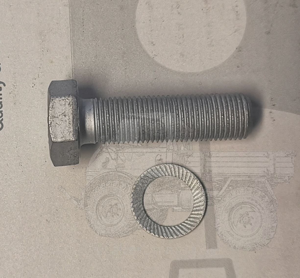 Sechskantschraube M10x35x1