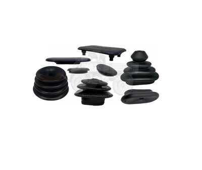 Faltenbälge, Abdeckungen, auf Schaltplatte