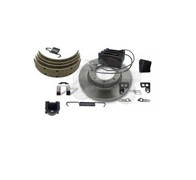 Bremsen Teile an den Achsen