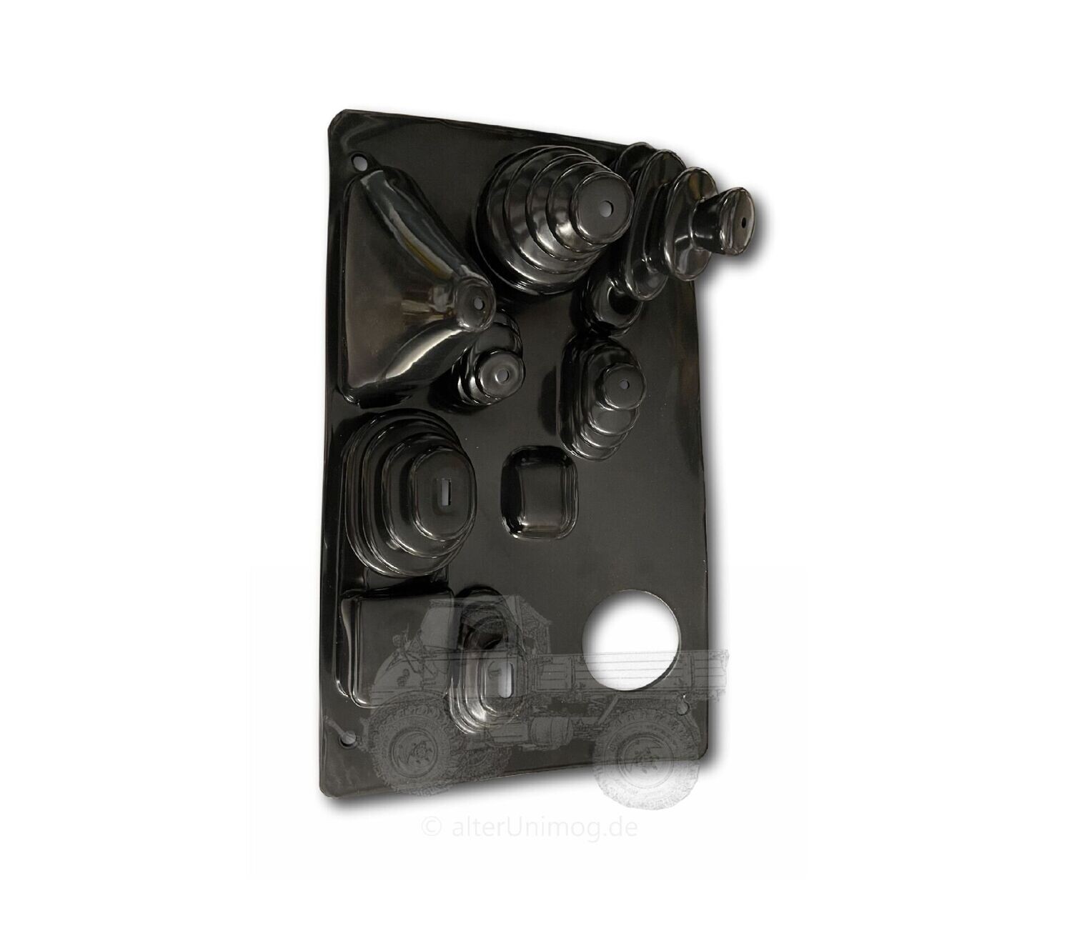 Schalthebelabdeckung Unimog 421 G Getriebe groß schwarz Schalthebelabdeckung Unimog 421 G Getriebe groß schwarz