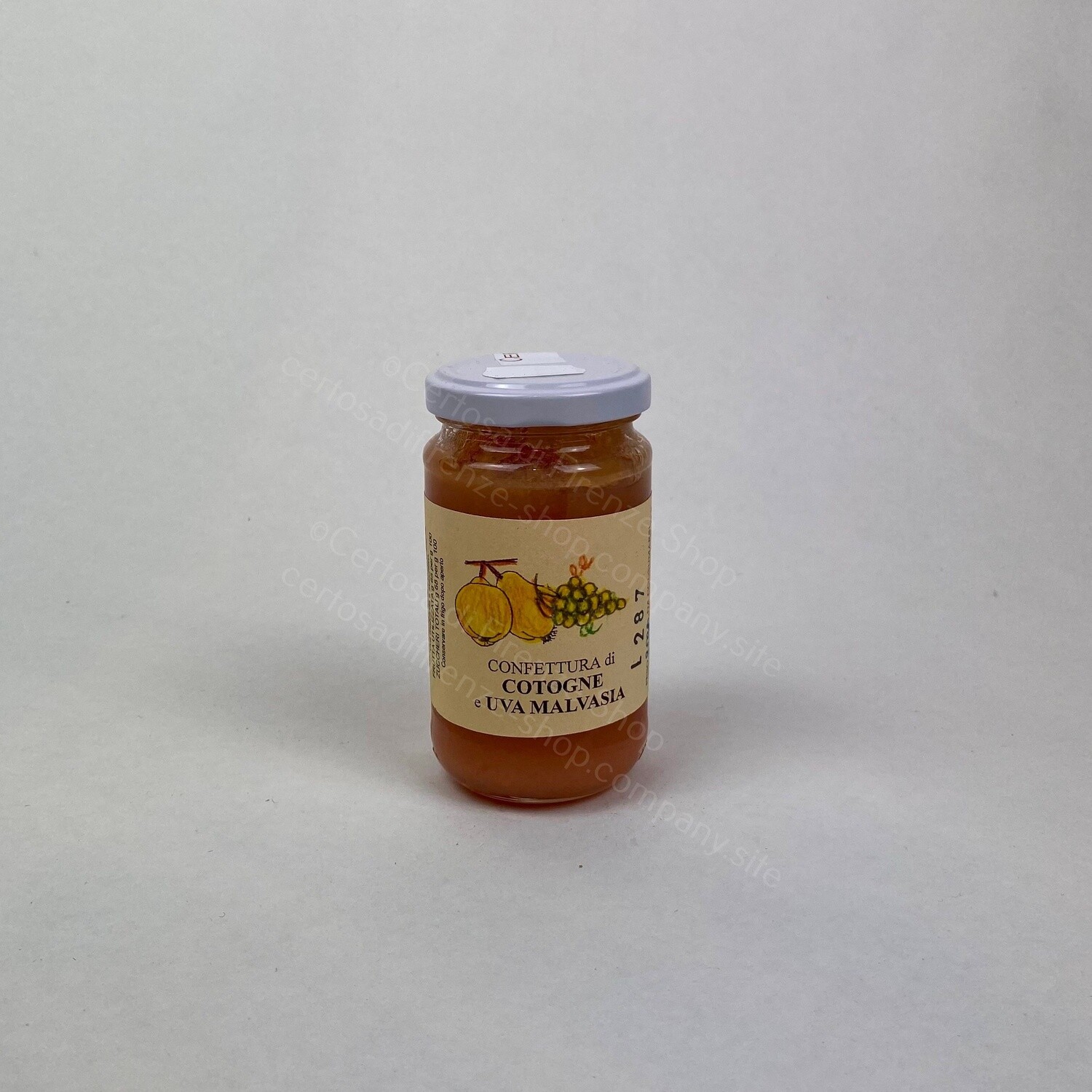 Confettura di Cotogne e uva malvasia, Formato: 250 gr