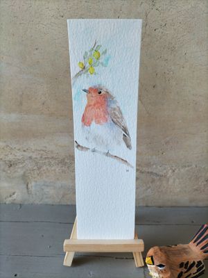 Pettirosso felice
