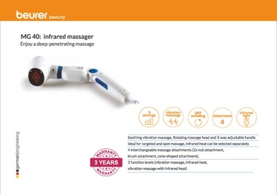 Beurer MG 40 infrared massager Beurer MG 40 infrared massager