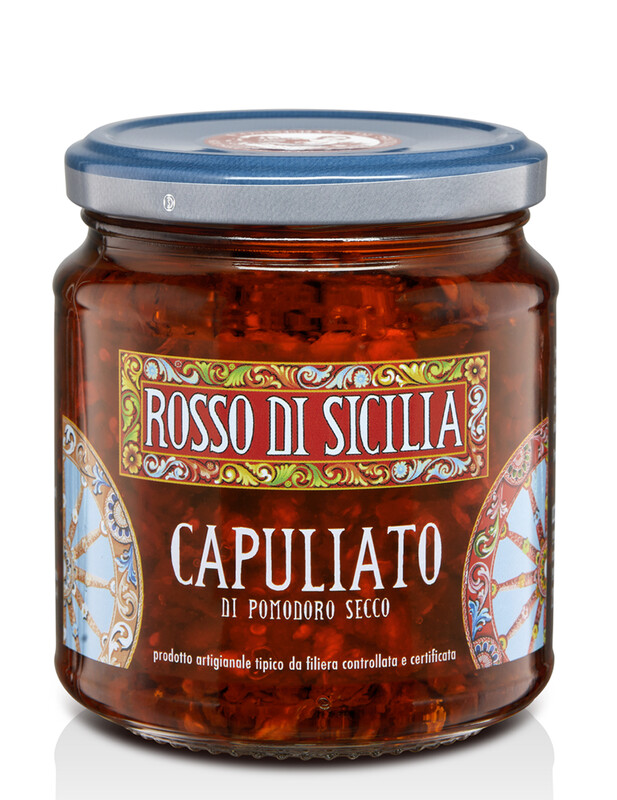 Capuliato di pomodoro secco 290gr (€ 4,53 al pezzo) -  1 scatola Cunzata da 9 pezzi