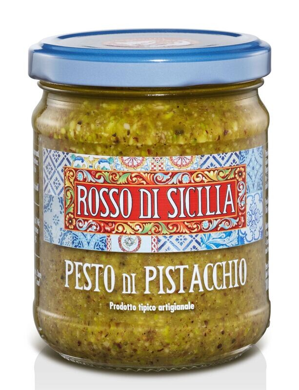 Pesto di Pistacchio 180gr (€ 5,58 al pezzo) - 1 Scatola Cunzata da 9 pezzi