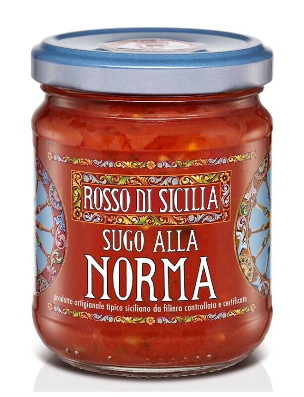 Sugo alla norma 190gr (€ 2,43 al pezzo) - 1 Scatola Cunzata da 9 pezzi