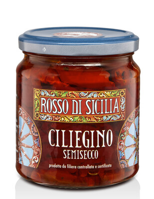 Ciliegino semisecco 290gr (€ 5,34 al pezzo) - 1 scatola Cunzata da 9 pezzi Ciliegino semisecco 290gr (€ 5,34 al pezzo) - 1 scatola Cunzata da 9 pezzi
