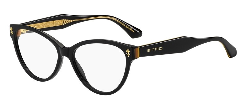 Occhiale da vista donna in acetato Etro - ETRO 0014 - 71C/15 BLACK YELLOW / 56