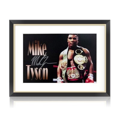 Mike Tyson Graphic Signed & Framed Print