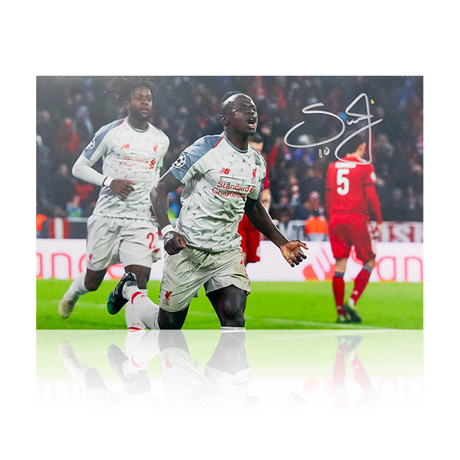 Sadio Mané Signed Liverpool Print