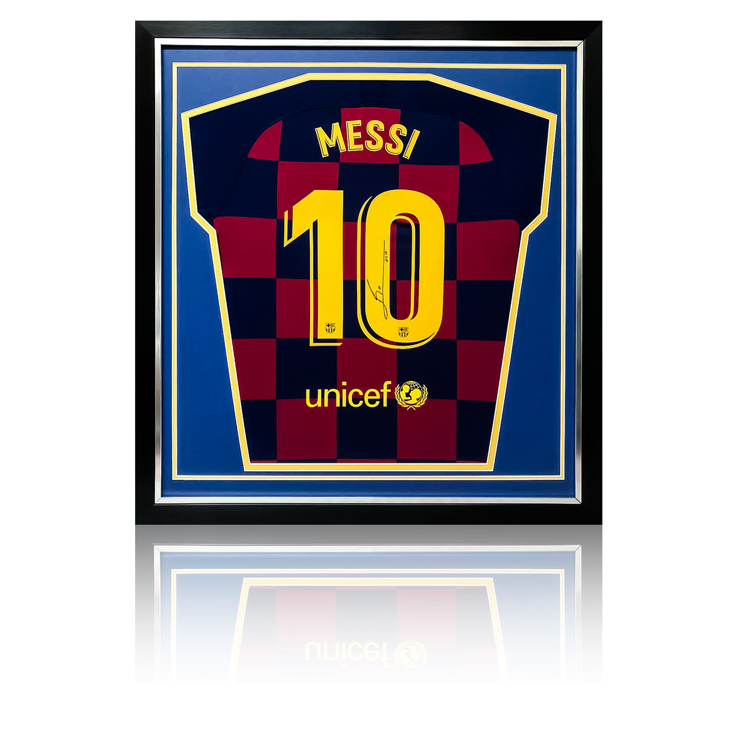Lionel Messi Signed & Framed Barcelona 2019/20 Shirt Lionel Messi Signed & Framed Barcelona 2019/20 Shirt