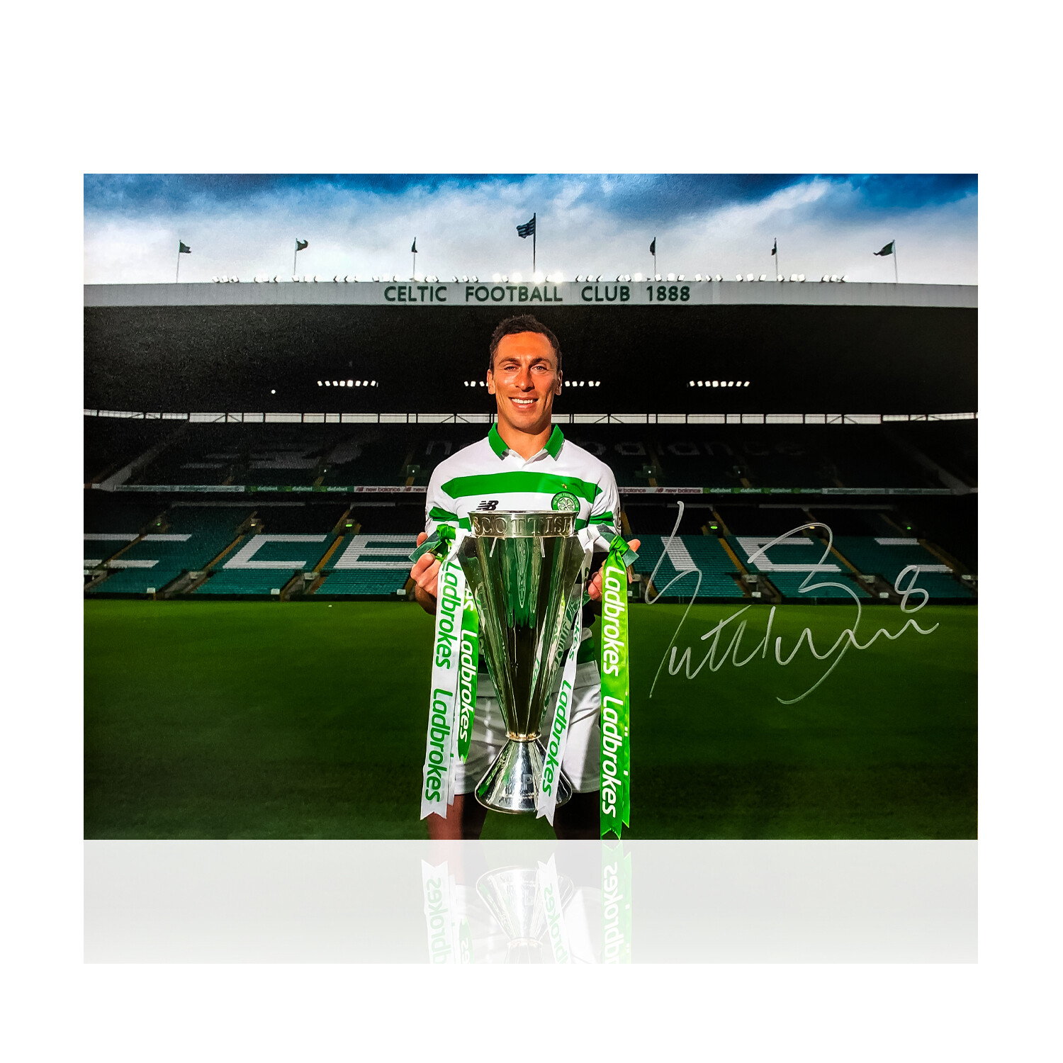 Scott Brown Nine In A Row Signed & Framed Print