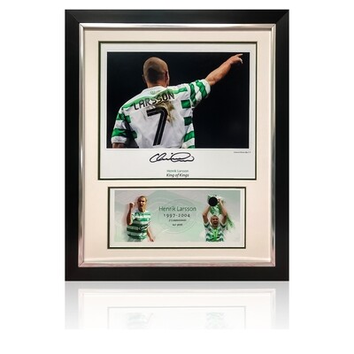 Official Henrik Larsson Collection Larsson Number 7 Signed Display Official Henrik Larsson Collection Larsson Number 7 Signed Display