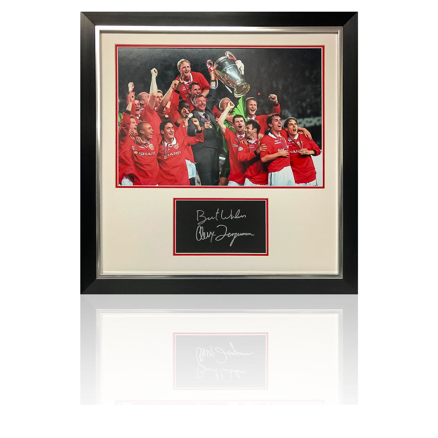 Sir Alex Ferguson Champions League Winner Signed Display