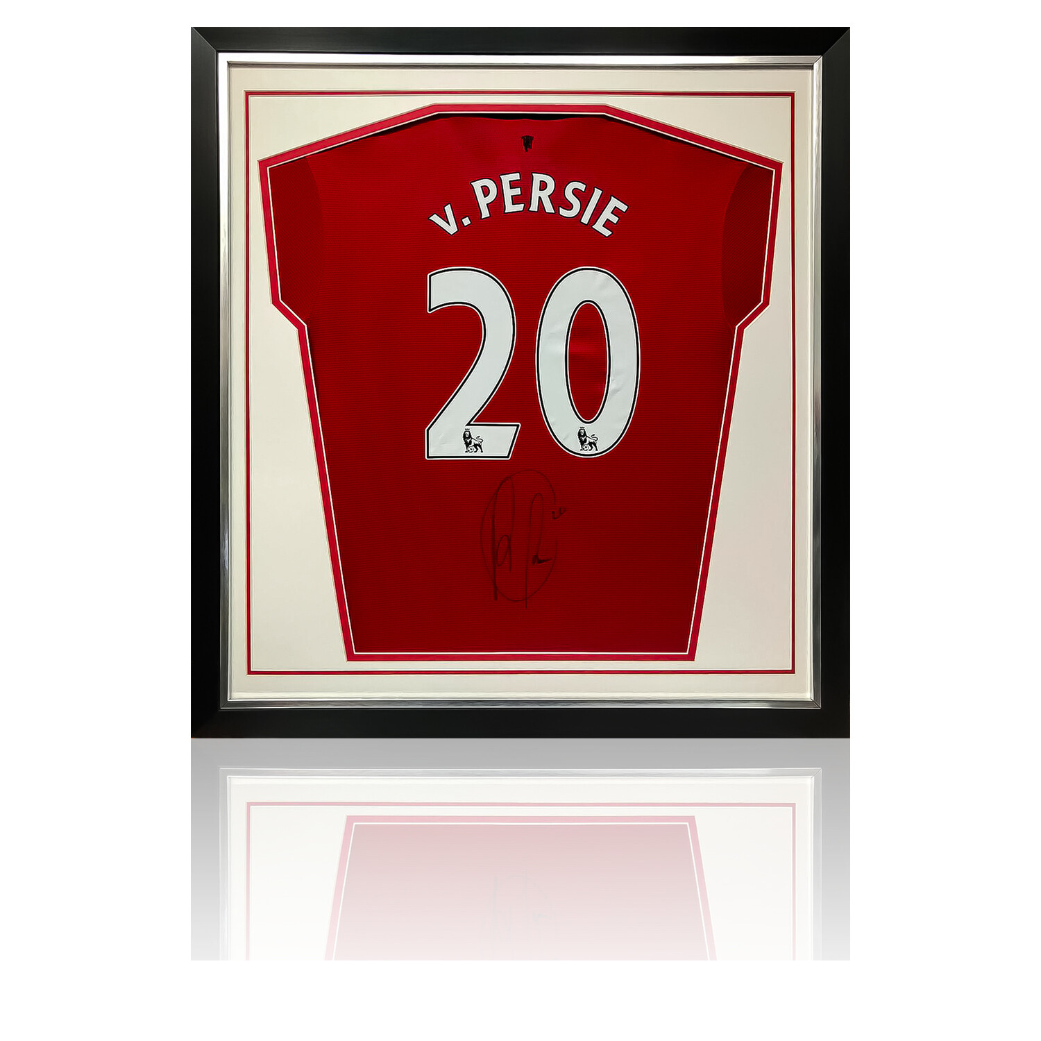 Robin Van Persie Signed & Framed Manchester United Shirt