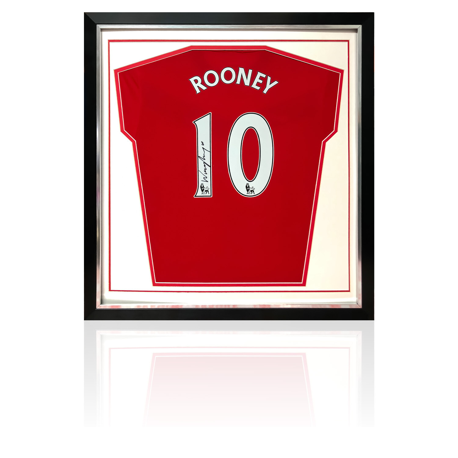 Wayne Rooney Signed & Framed Manchester United Shirt