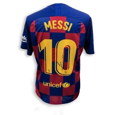 Lionel Messi Signed Barcelona 2019/20 Shirt