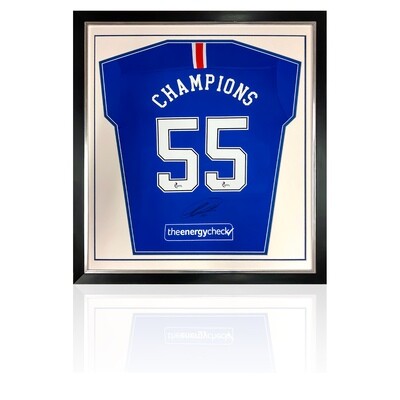 Rangers Champions 55 Signed by Ryan Kent