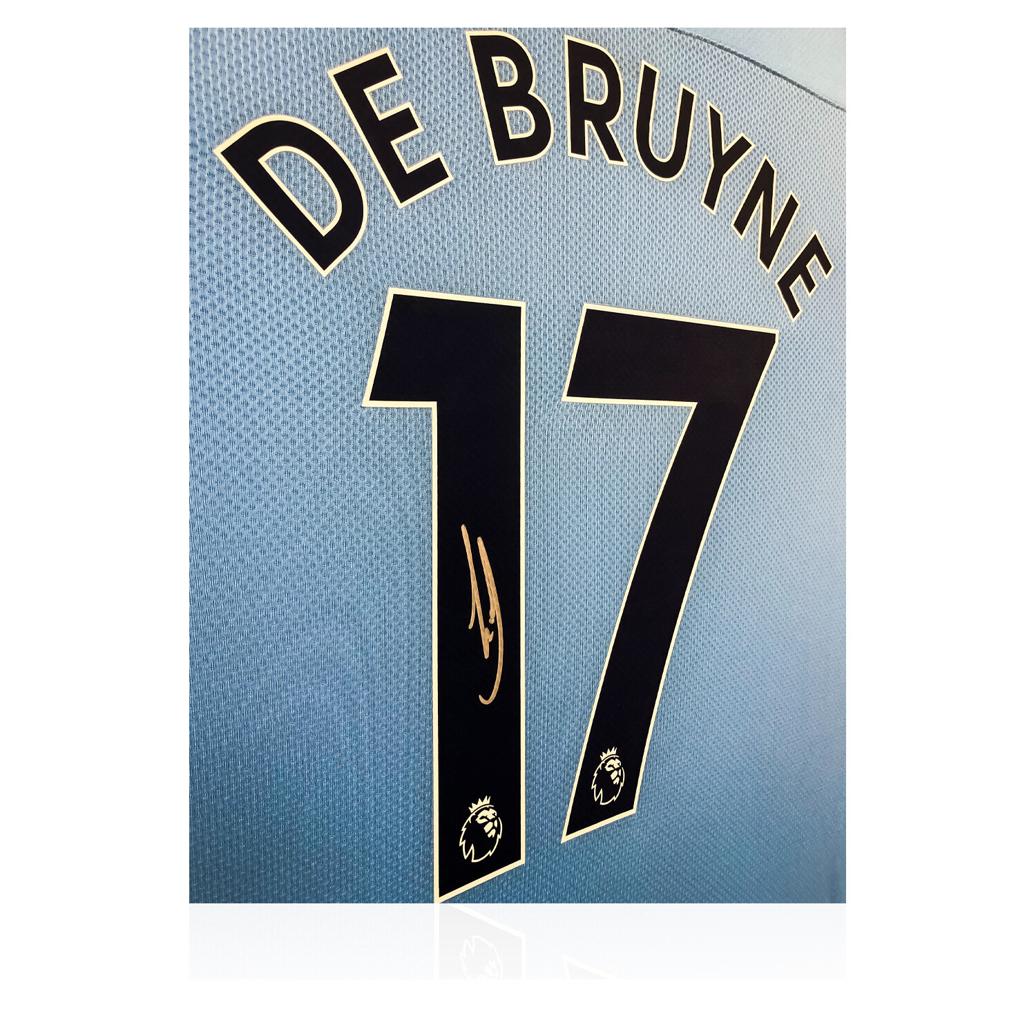 2019/20 Kevin De Bruyne Signed Manchester City Jersey Beckett BAS Witnessed