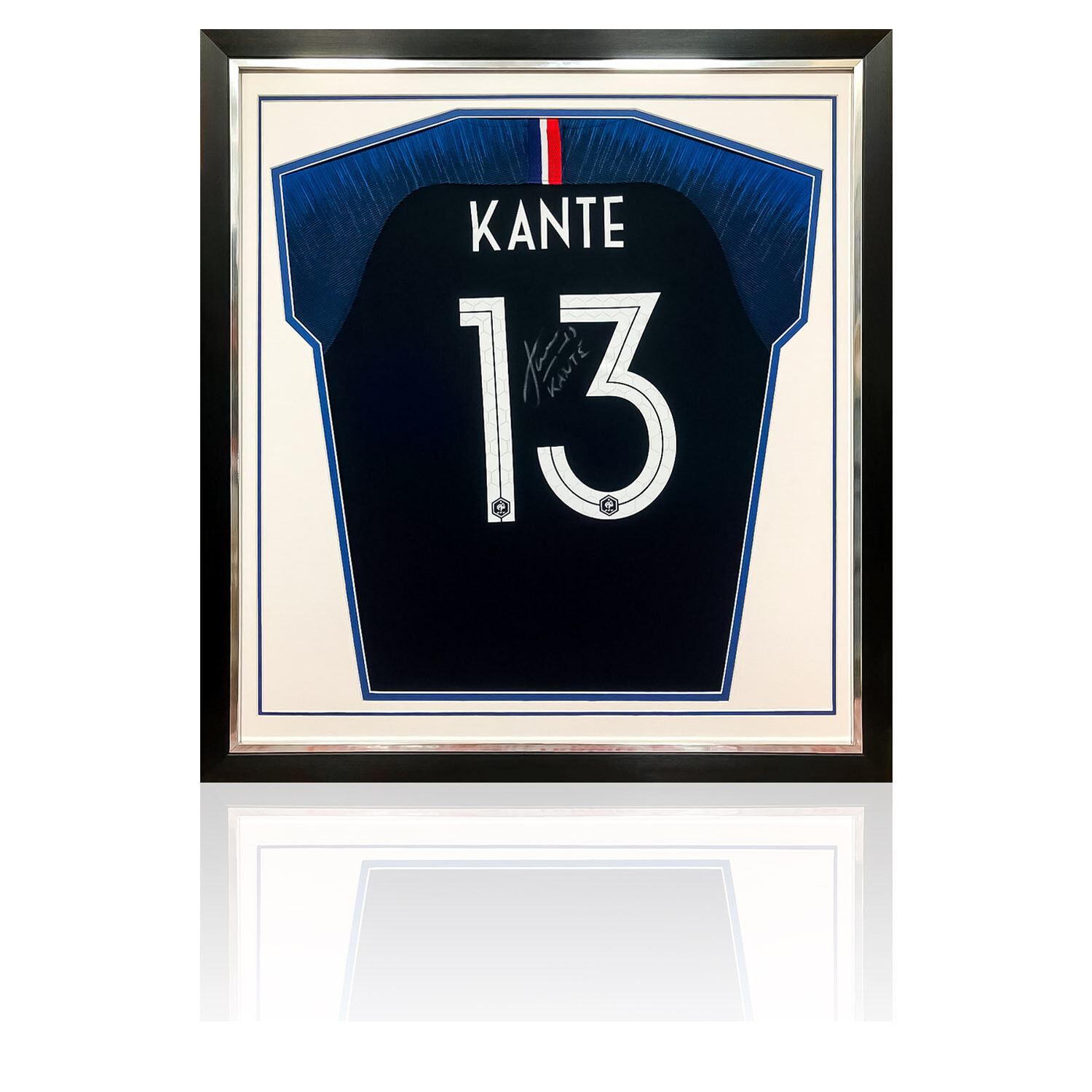 N'golo Kante Signed & Framed France World Cup Shirt
