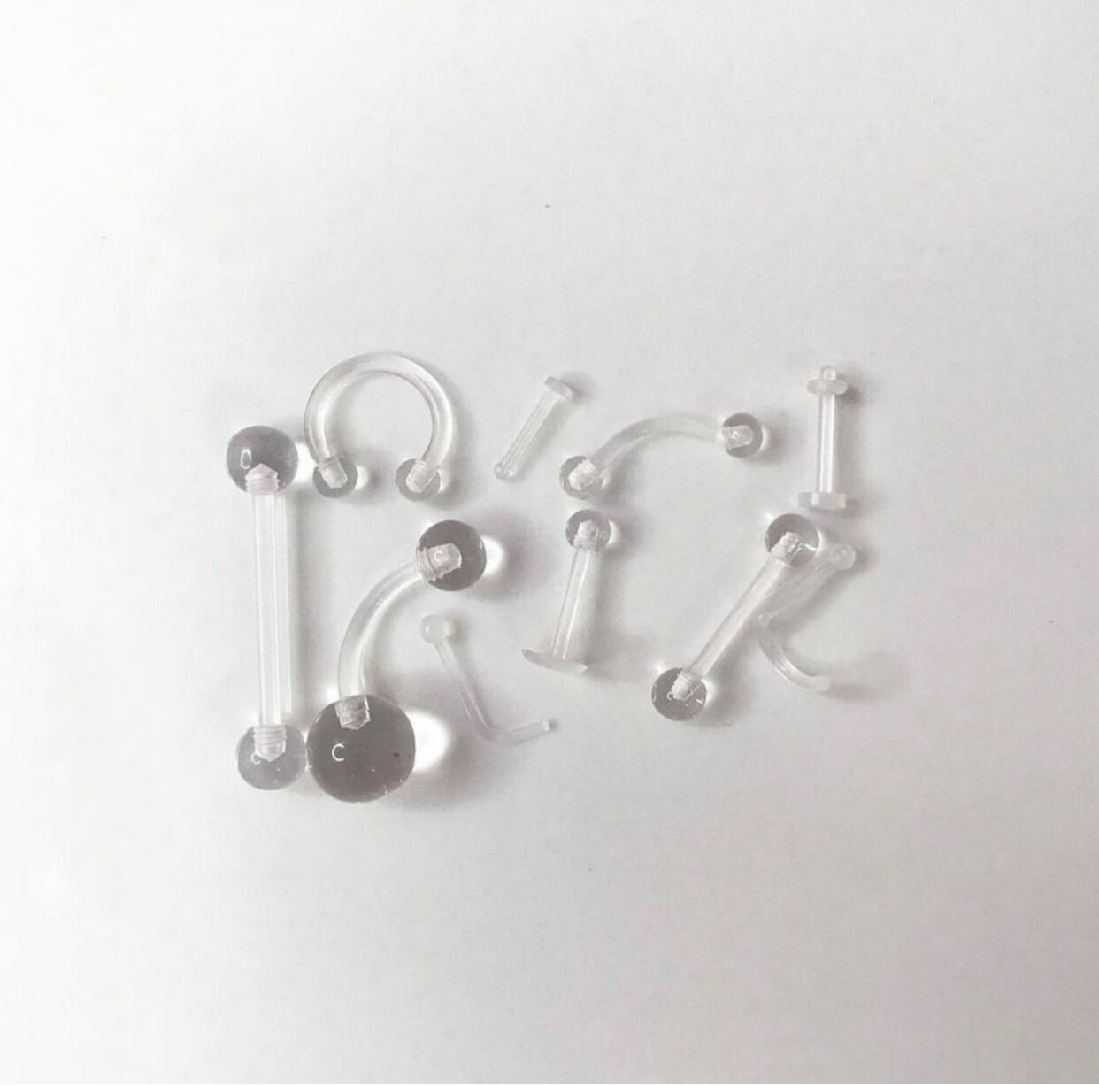 Mixed piercings